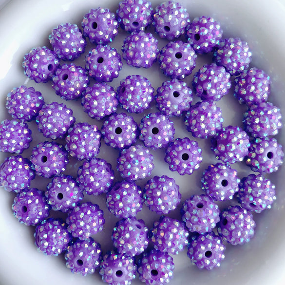 Jewelry Accessories Loose Beads Acrylic Ball Beaded For Diy Bracelet Key Chain Pendant