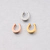 Jewelry Accessories Loose Beads Stainless Steel Horseshoe Small Hole Mirror Polished Pendant