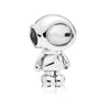 Jewelry Accessories Metal Astronaut Star Moon Robot Loose Beads Electroplated Totem Creative Diy Scifi Cute