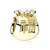 Jewelry Accessories Metal Beaded Pendant Necklace Bracelet With Totem Pattern And Electroplating Treatment