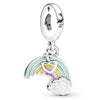 Jewelry Accessories Metal Ferris Wheel Beaded Pendant With Totem Pattern Electroplating Design From Factory