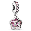 Jewelry Accessories Metal Ferris Wheel Beaded Pendant With Totem Pattern Electroplating Design From Factory
