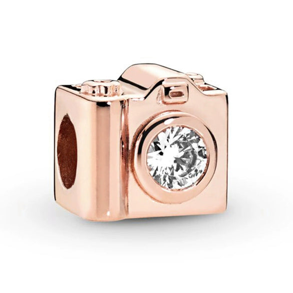 Jewelry Accessories Metal Letter Family Pendant Rose Gold Plated Totem Charm Bracelet