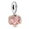 Jewelry Accessories Metal Letter Family Pendant Rose Gold Plated Totem Charm Bracelet