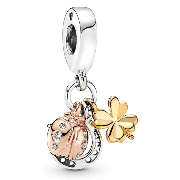 Jewelry Accessories Metal Letter Family Pendant Rose Gold Plated Totem Charm Bracelet
