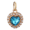 Jewelry Accessories Metal Love Pendant With Totem Pattern Electroplated