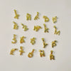 Jewelry Accessories Mini Necklace Pendant English Letter Bubble Stainless Steel Electroplated