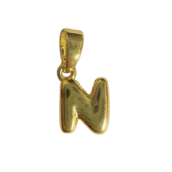 Jewelry Accessories Mini Necklace Pendant English Letter Bubble Stainless Steel Electroplated