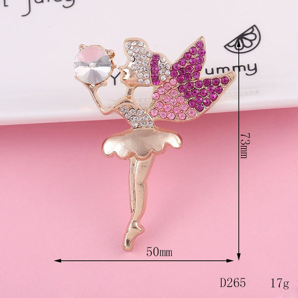 Jewelry Accessories Mobile Phone Shell With Angel Elf Pattern Alloy Handmade Electroplating