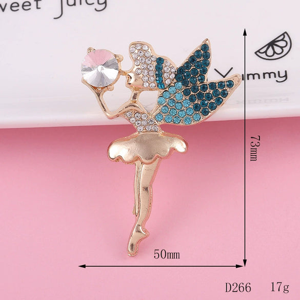 Jewelry Accessories Mobile Phone Shell With Angel Elf Pattern Alloy Handmade Electroplating