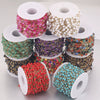 Jewelry Accessories Natural Stone Stainless Steel Chain With Vacuum Gold Plating Electroplating