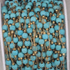 Jewelry Accessories Natural Stone Stainless Steel Chain With Vacuum Gold Plating Electroplating