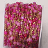 Jewelry Accessories Natural Stone Stainless Steel Chain With Vacuum Gold Plating Electroplating