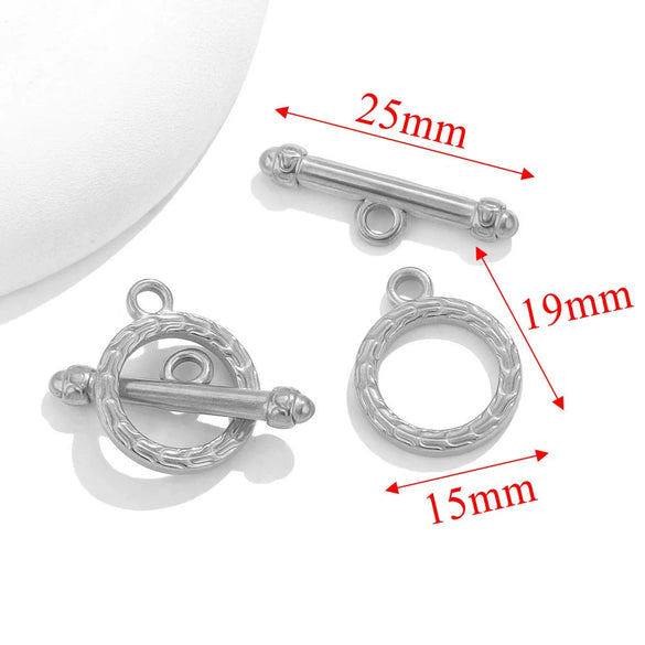 Jewelry Accessories Necklace And Bracelet Buckles Stainless Steel Electroplating Gold Finishing