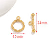 Jewelry Accessories Necklace And Bracelet Buckles Stainless Steel Electroplating Gold Finishing