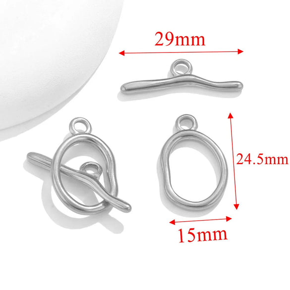Jewelry Accessories Necklace And Bracelet Buckles Stainless Steel Electroplating Gold Finishing