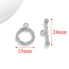 Jewelry Accessories Necklace And Bracelet Buckles Stainless Steel Electroplating Gold Finishing