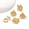 Jewelry Accessories Necklace And Bracelet Buckles Stainless Steel Electroplating Gold Finishing
