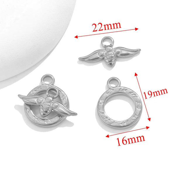 Jewelry Accessories Necklace And Bracelet Buckles Stainless Steel Electroplating Gold Finishing