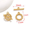 Jewelry Accessories Necklace And Bracelet Buckles Stainless Steel Electroplating Gold Finishing