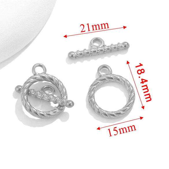 Jewelry Accessories Necklace And Bracelet Buckles Stainless Steel Electroplating Gold Finishing