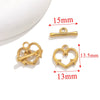 Jewelry Accessories Necklace And Bracelet Buckles Stainless Steel Electroplating Gold Finishing