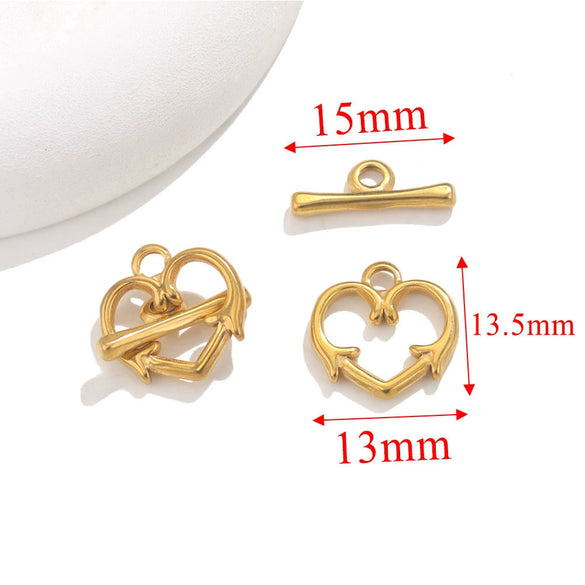 Jewelry Accessories Necklace And Bracelet Buckles Stainless Steel Electroplating Gold Finishing