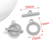Jewelry Accessories Necklace And Bracelet Buckles Stainless Steel Electroplating Gold Finishing