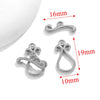 Jewelry Accessories Necklace And Bracelet Buckles Stainless Steel Electroplating Gold Finishing