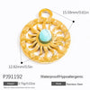 Jewelry Accessories Necklace Bracelet Love Coral Pattern Titanium Steel Electroplated