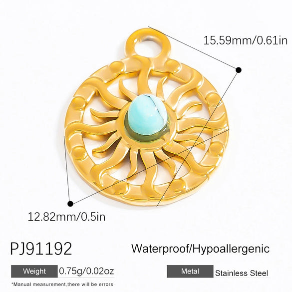 Jewelry Accessories Necklace Bracelet Love Coral Pattern Titanium Steel Electroplated