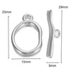 Jewelry Accessories Necklace Buckle Bracelet Buckle Stainless Steel Geometric Electroplated