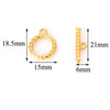 Jewelry Accessories Necklace Buckle Bracelet Buckle Stainless Steel Geometric Electroplated