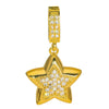 Jewelry Accessories Necklace Pendant Women's Diamond Fivepointed Star Electroplated Copper