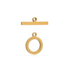 Jewelry Accessories O Buckle Stainless Steel Polished Flat Line Round Electroplated