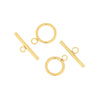 Jewelry Accessories O Buckle Stainless Steel Polished Flat Line Round Electroplated