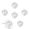 Jewelry Accessories Peach Heart Pendant Plastic Resin Electroplated Handmade Diy