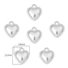 Jewelry Accessories Peach Heart Pendant Plastic Resin Electroplated Handmade Diy