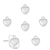 Jewelry Accessories Peach Heart Pendant Plastic Resin Electroplated Handmade Diy