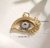 Jewelry Accessories Pendant Copper Inlay Devil's Eye Turkish Blue Eyes