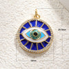 Jewelry Accessories Pendant Copper Inlay Devil's Eye Turkish Blue Eyes