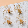 Jewelry Accessories Plastic Resin Dripping Oil Koi Carp Goldfish Pendant Stud Earrings Diy Handmade