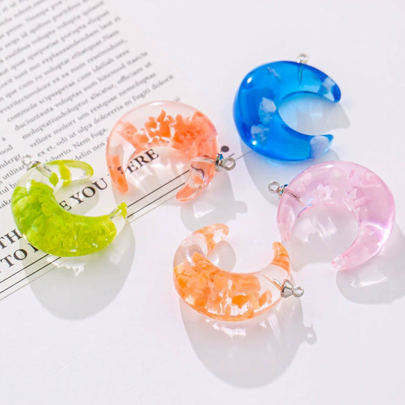 Jewelry Accessories Plastic Resin Epoxy Handmade Diy Beading Materials For Pendant Earrings Bracelet Necklace