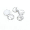 Jewelry Accessories Plastic Resin Geometric Round Fish Flake Patch Flat Bottom Drill