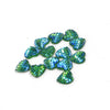 Jewelry Accessories Plastic Resin Heart Fish Scale Electroplated