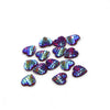 Jewelry Accessories Plastic Resin Heart Fish Scale Electroplated