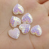 Jewelry Accessories Plastic Resin Heart Fish Scale Electroplated