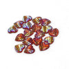 Jewelry Accessories Plastic Resin Heart Fish Scale Electroplated