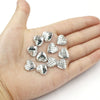 Jewelry Accessories Plastic Resin Heart Fish Scale Electroplated