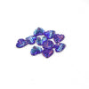 Jewelry Accessories Plastic Resin Heart Fish Scale Electroplated